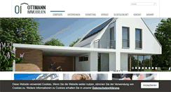 Desktop Screenshot of ottmann-immobilien.de